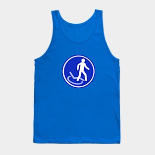 Disabled Joke parking sign Tank Top